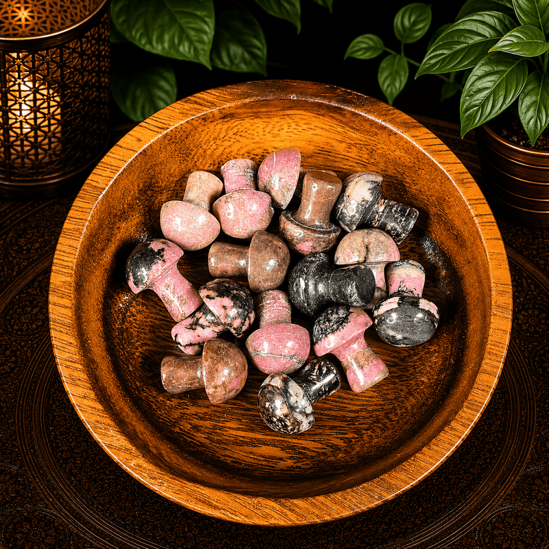 2cm Gemstone Mushrooms