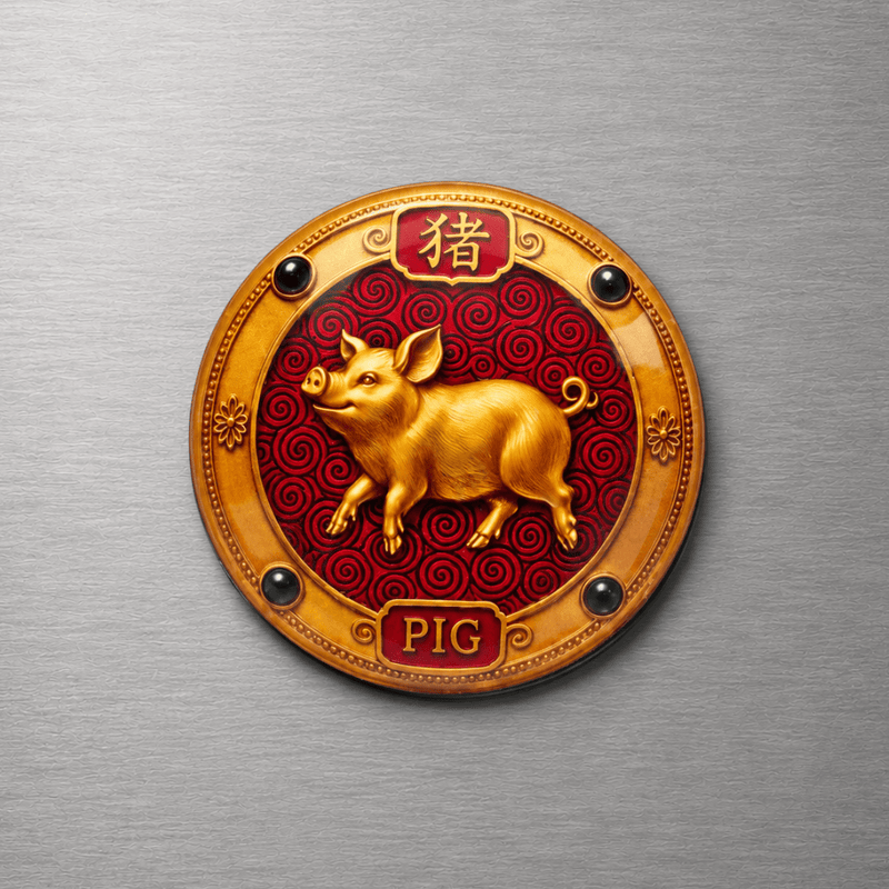 Chinese Zodiac 4cm Magnets