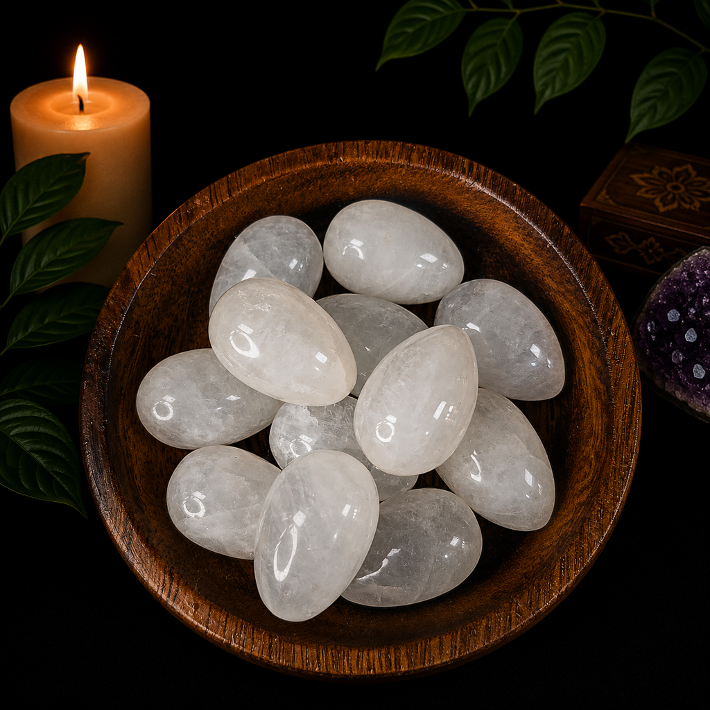 3cm Gemstone Egg - Clear Quartz