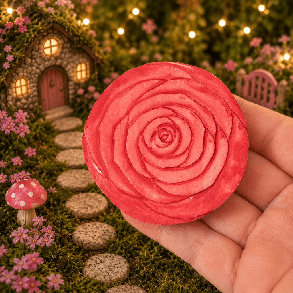 8cm Rose Fairy Garden Table
