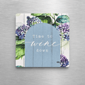 Time to Wine Down Ceramic Magnet