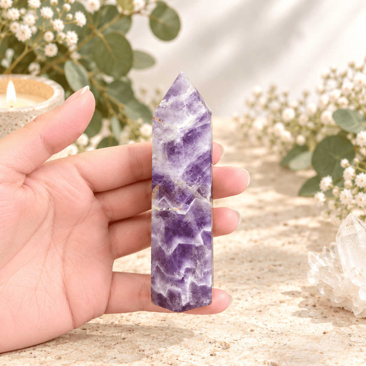 68g Amethyst Tower