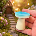 6cm Blue Fairy Garden Stool