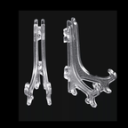Small Clear Plate or Slice Stand