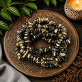 Gold Sheen Obsidian Gemstone Chip Bracelet