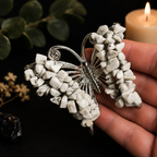 Gemstone Butterfly - White Howlite
