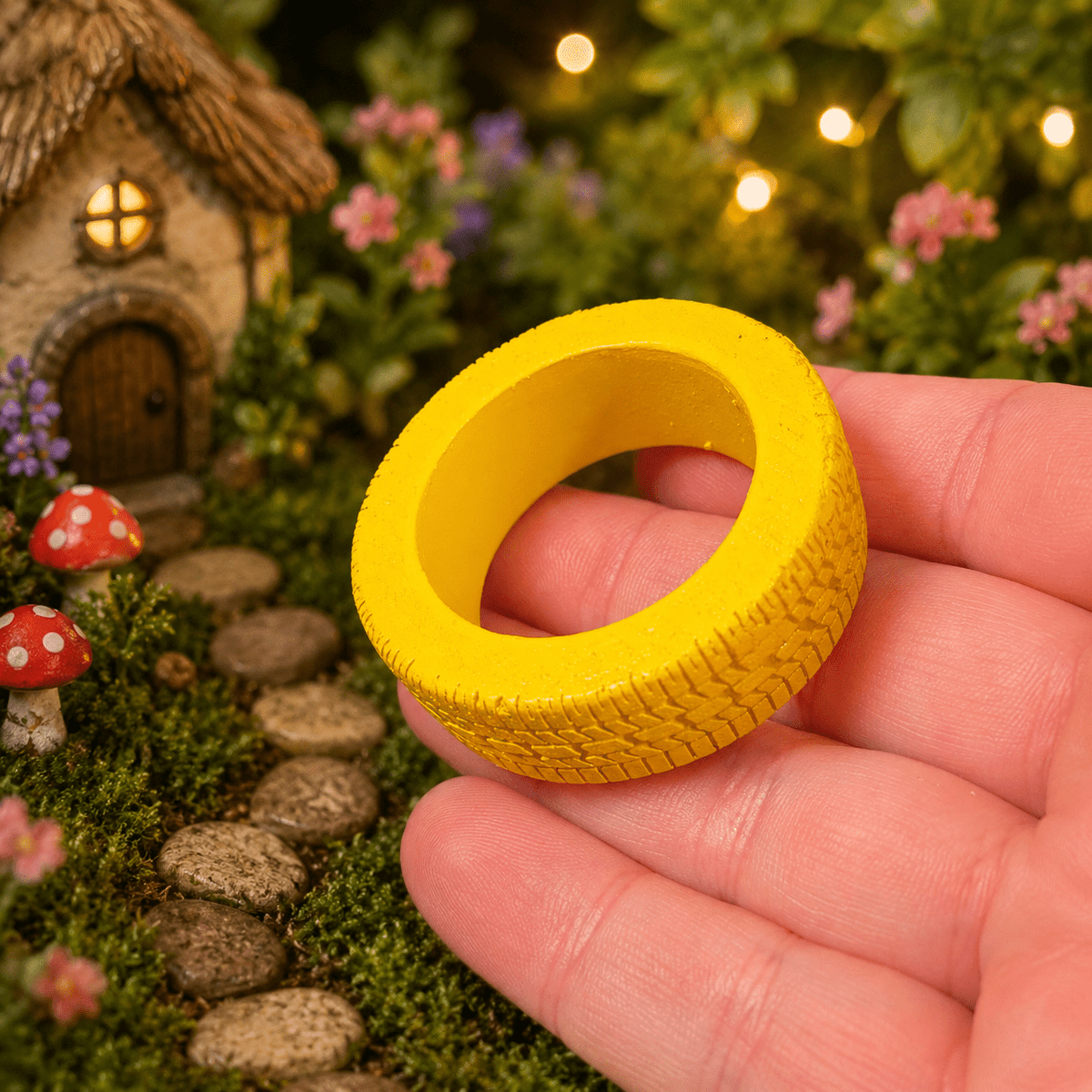 5cm Yellow Tyre