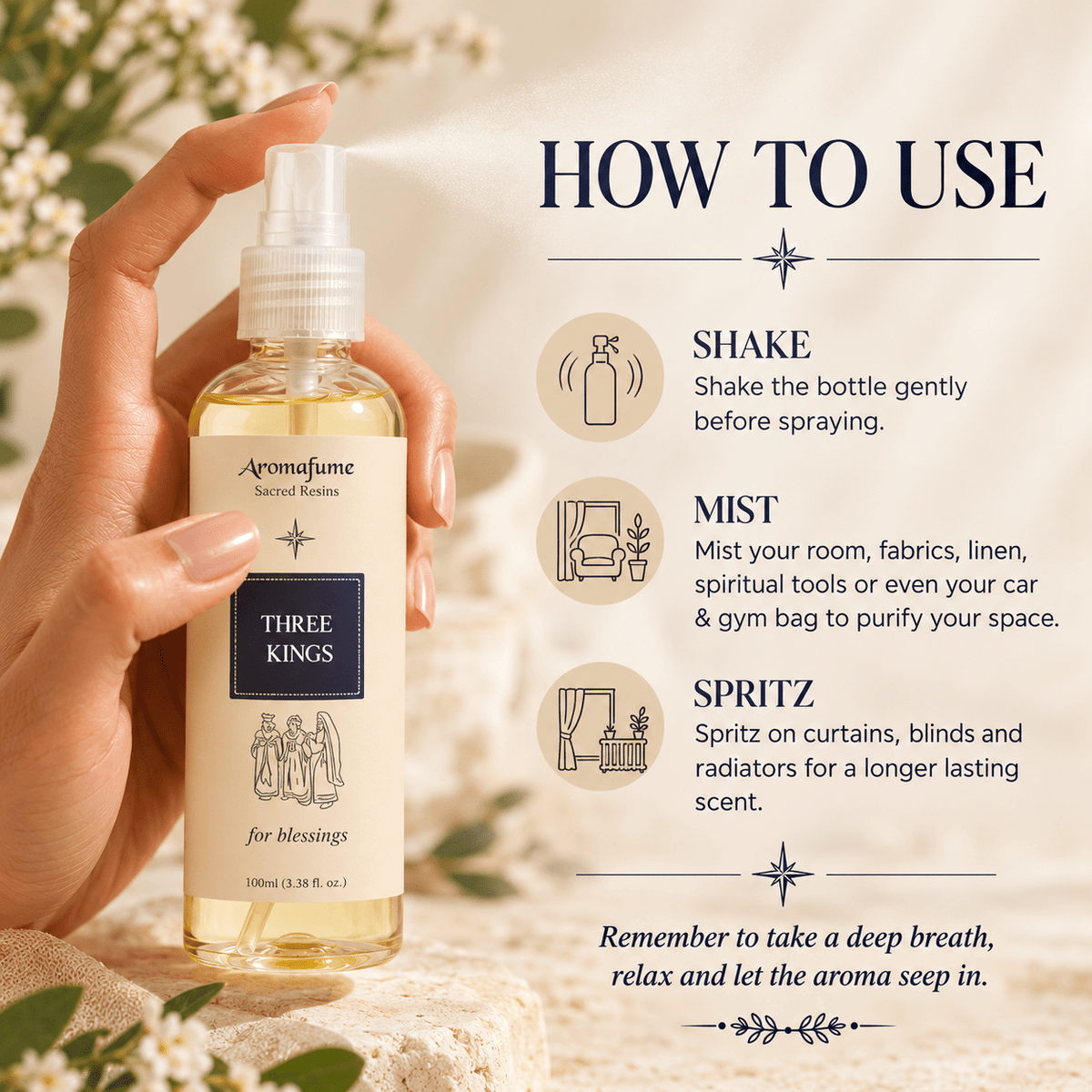 Three Kings Natural Mist 100ml