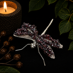 Gemstone Dragonfly - Garnet