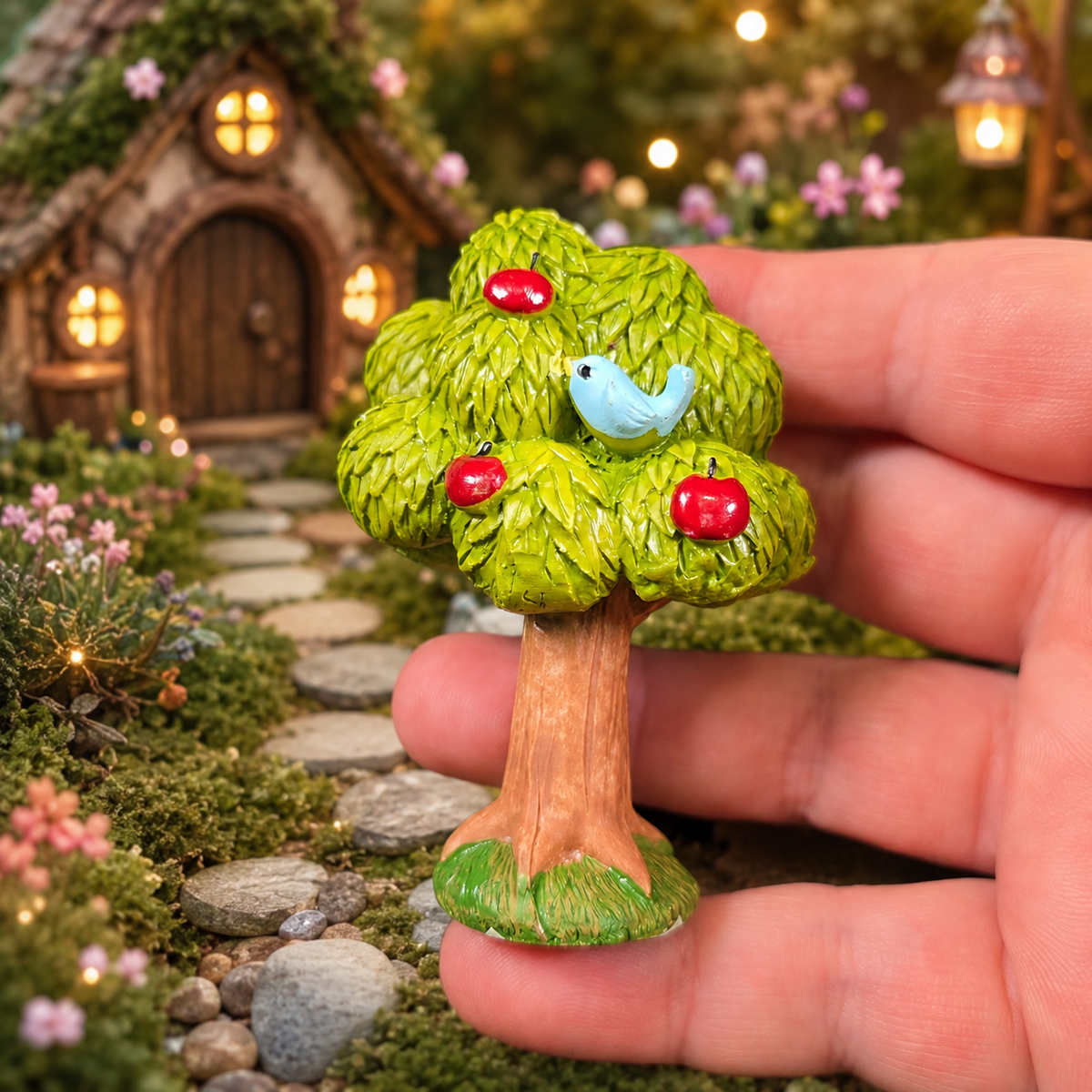 7cm Tree with Blue Bird