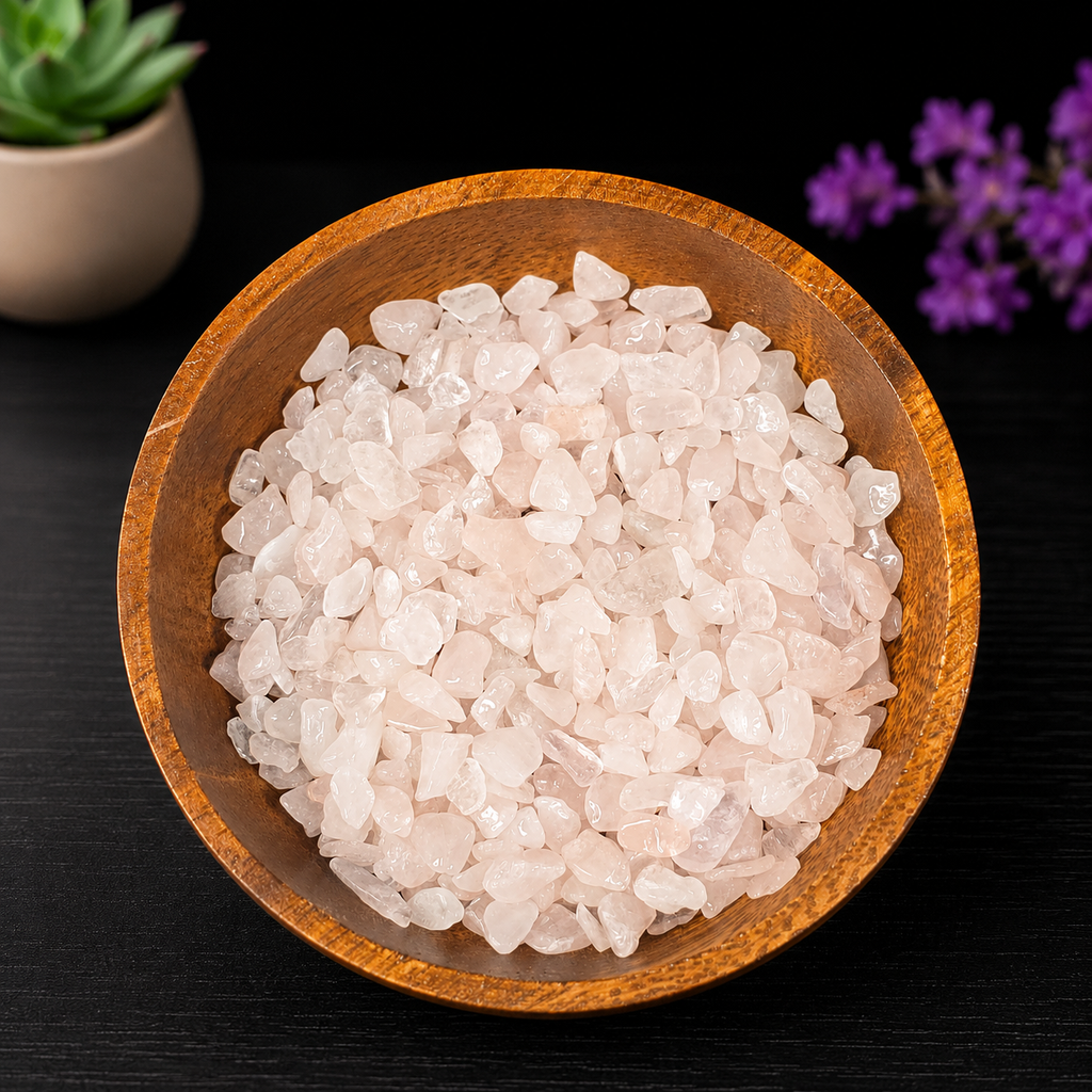 Gemstone Chips 100g - Rose Quartz