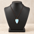Opalite 60cm Adjustable Heart Necklace
