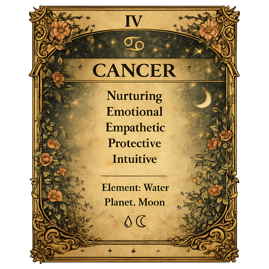 Cancer Zodiac 4cm Magnet - I Heart Crystals