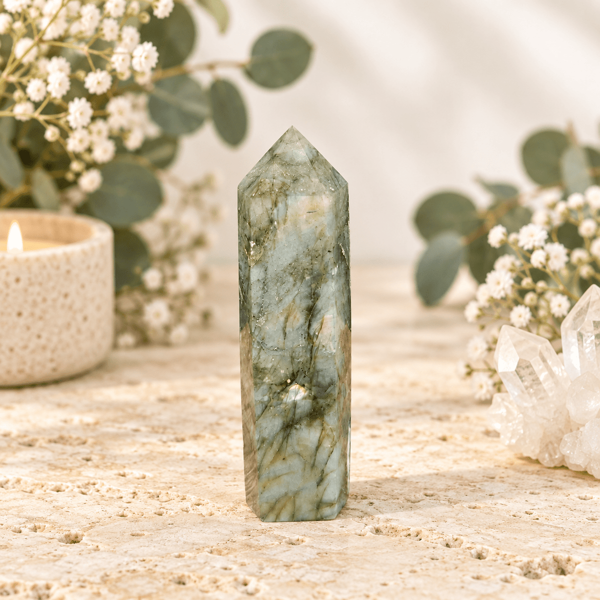 85g Labradorite Tower