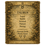 Taurus Zodiac 4cm Magnet - I Heart Crystals