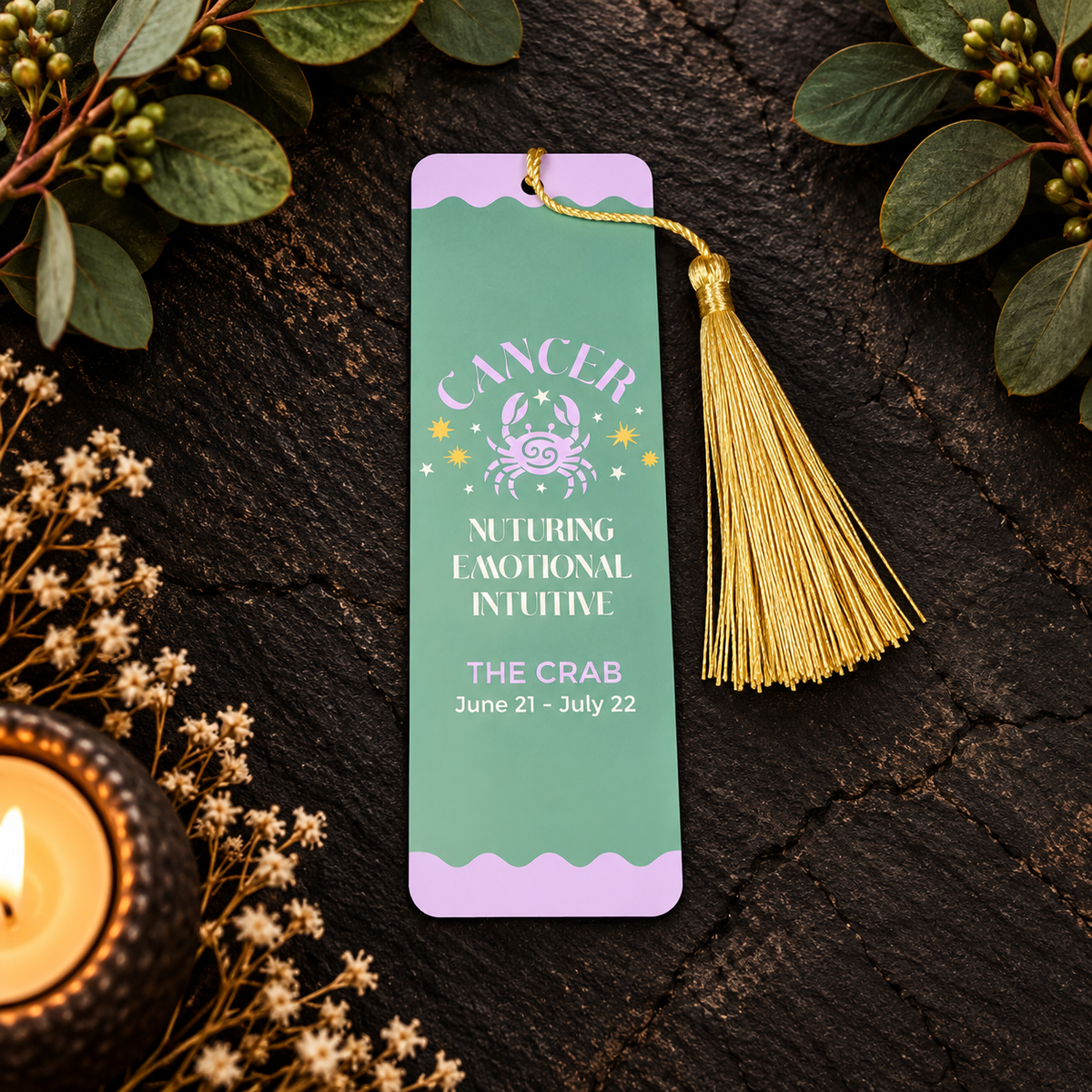 Cancer Zodiac Zest Bookmark