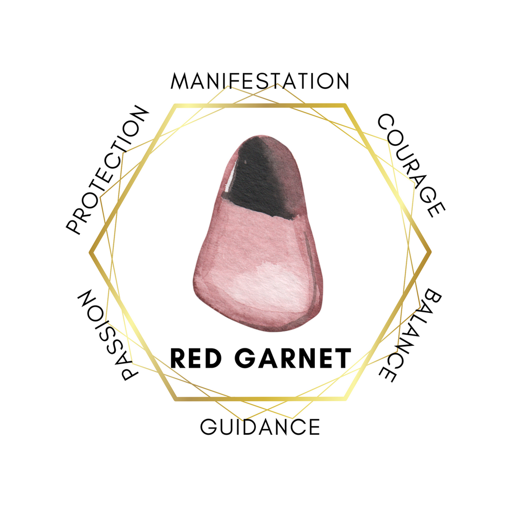 Gemstone Chips 100g - Garnet