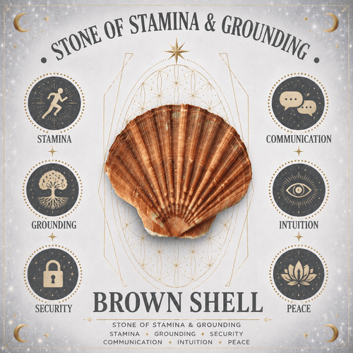 100g Brown Shell Chips