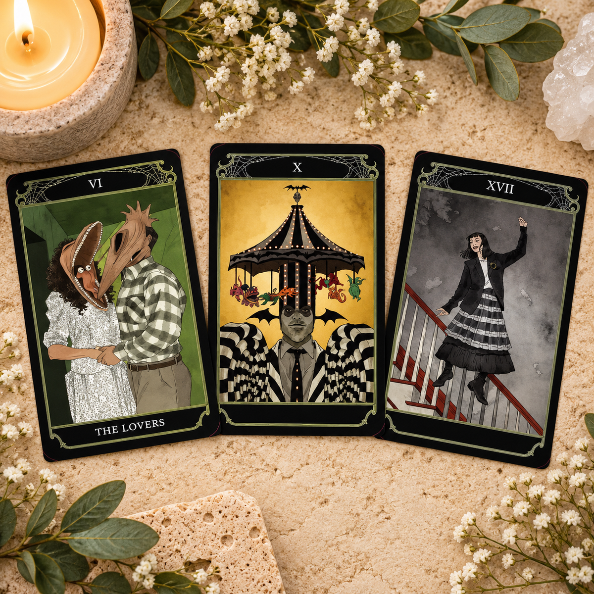 Beetlejuice Tarot Deck & Guide