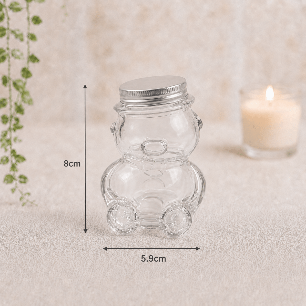 Small 80ml Star Glass Jar