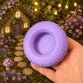 10cm Large Purple Tyre