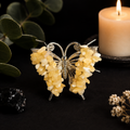 Gemstone Butterfly - Yellow Calcite
