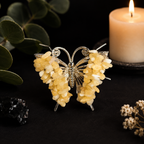 Gemstone Butterfly - Yellow Calcite
