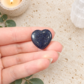 Blue Goldstone 2cm Gemstone Heart