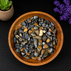 Gemstone Chips 100g - Blue Tiger Eye