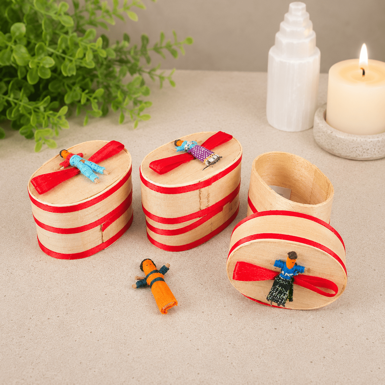 Guatemalan Worry Dolls - Red