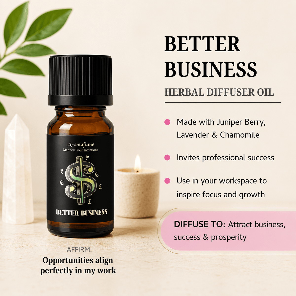 Better Business Herbal Manifestation Oil 10ml