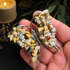 Gemstone Butterfly - Crazy Lace Agate