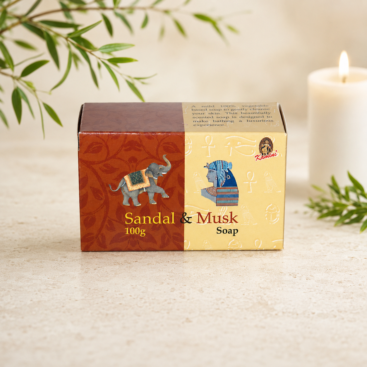 Sandal & Musk Kamini Bar Soap