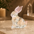 7cm Pink Glass Rabbit