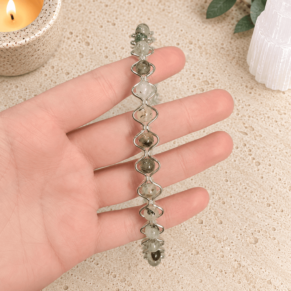 Prehnite Gemstone Headband