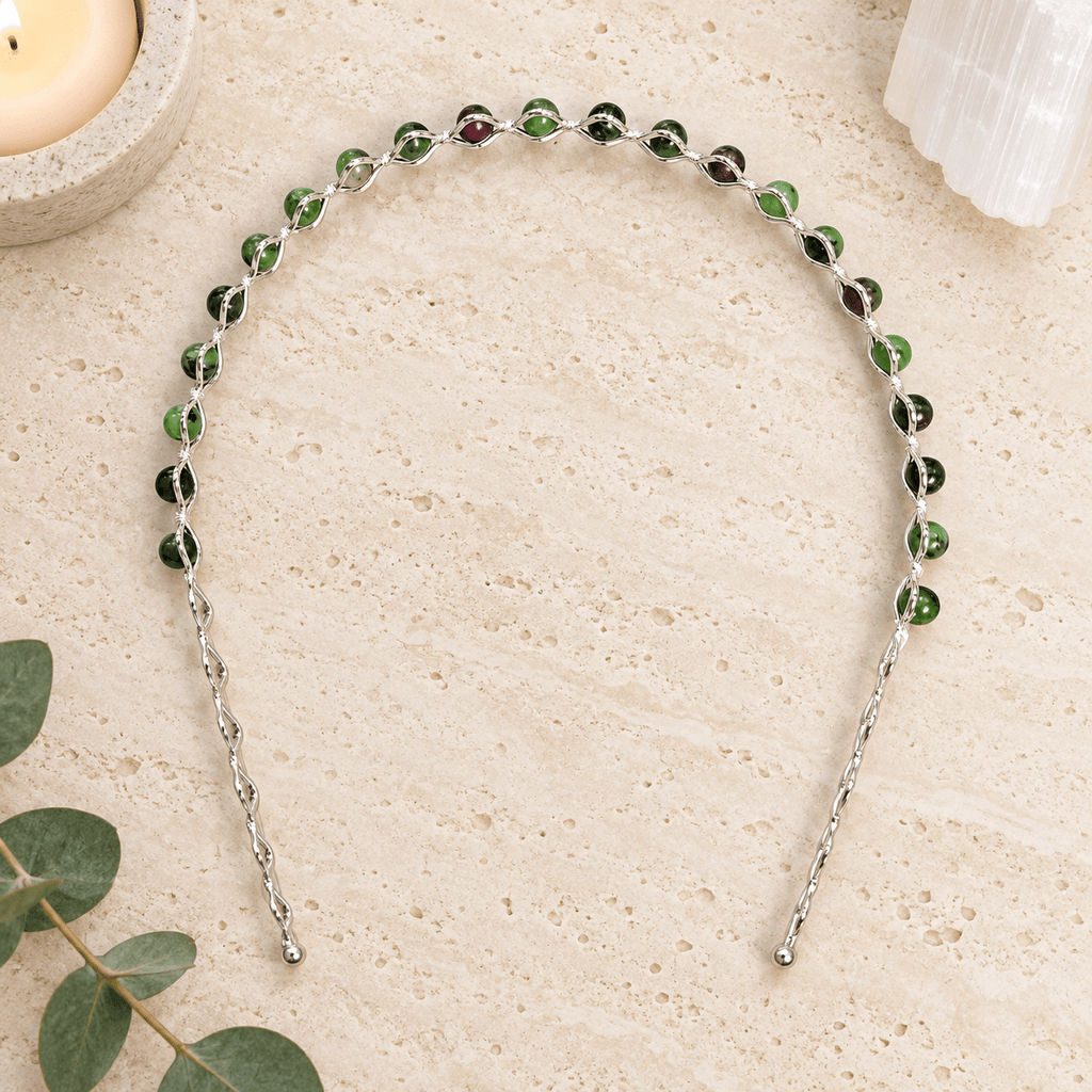 Ruby Zoisite Gemstone Headband