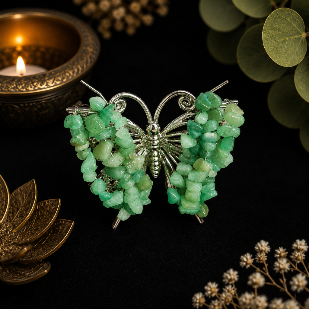 Gemstone Butterfly - Aventurine