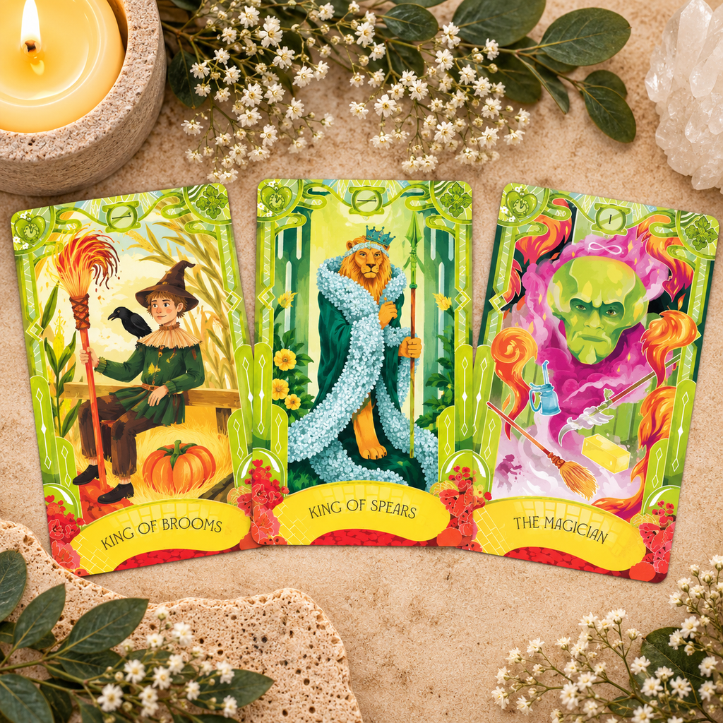 The Wizard of Oz Tarot Deck and Guidebook