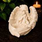 White Angel Sphere Stand
