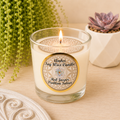 Problem Solver - Red Jasper with Amber Soy Wax Tealight Candle