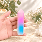 79g Aura Coated White Jade Tower