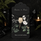 Resin Crow Skull Necklace