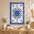 Peacock Print Cotton Tapestry