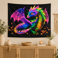 Neon Dragon Wall Hanging
