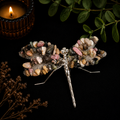 Gemstone Dragonfly - Rhodonite