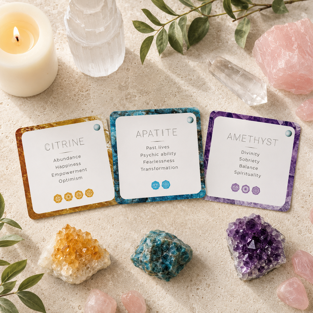 Crystal Flash Cards