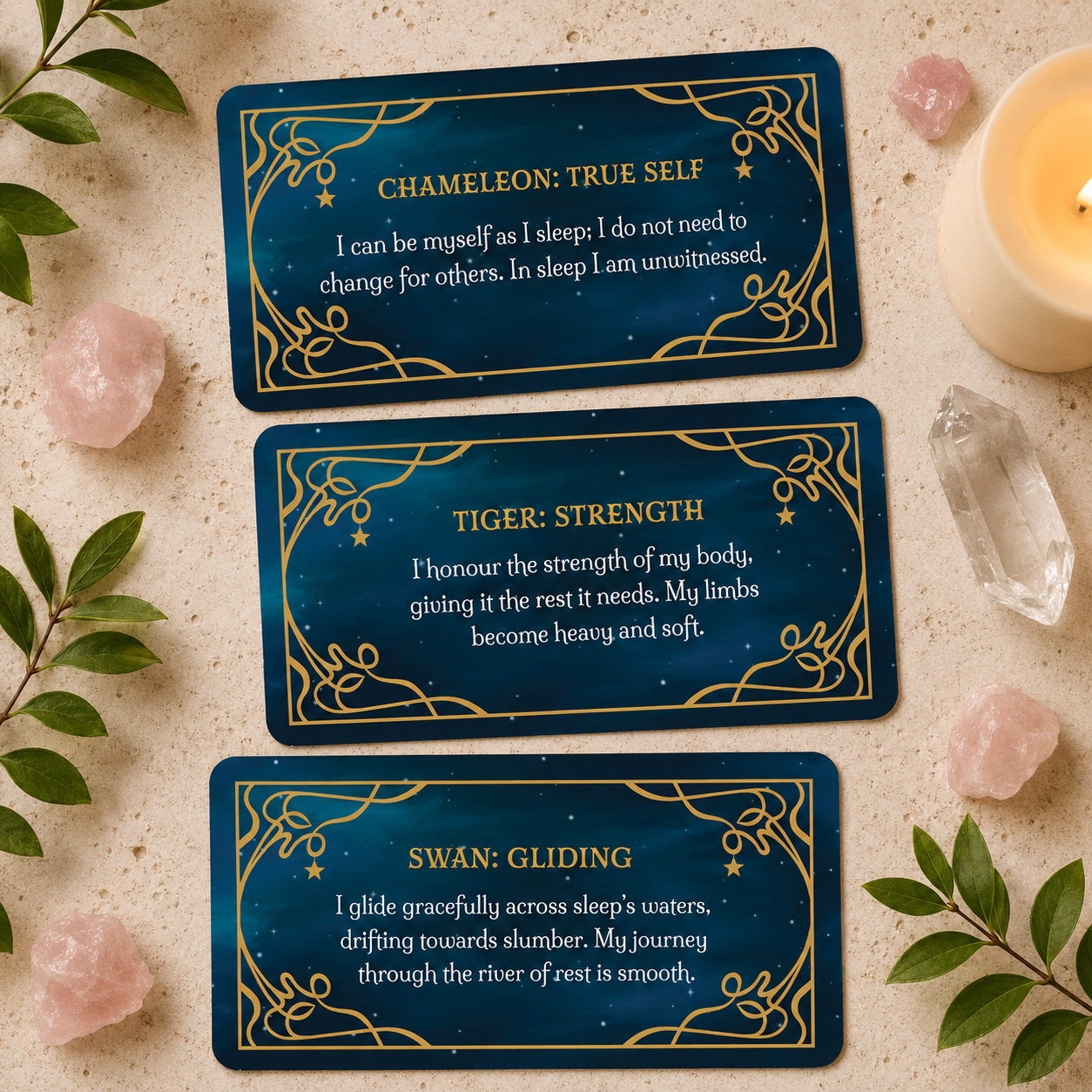 Sleeping Spirits Affirmation Cards
