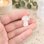 Rose Quartz 2cm Gemstone Mushroom
