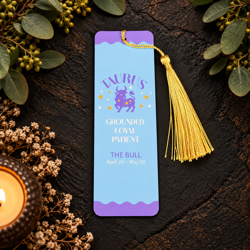 Taurus Zodiac Zest Bookmark