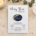 Sodalite Oval Shape Worry Stone (Thumb Stone)